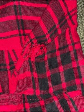 Forever 21 Red and Black Plaid Shirt